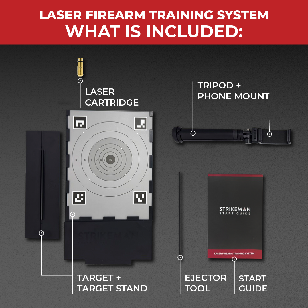 Strikeman Laser Firearm Training System with FREE Target Pack | Christ