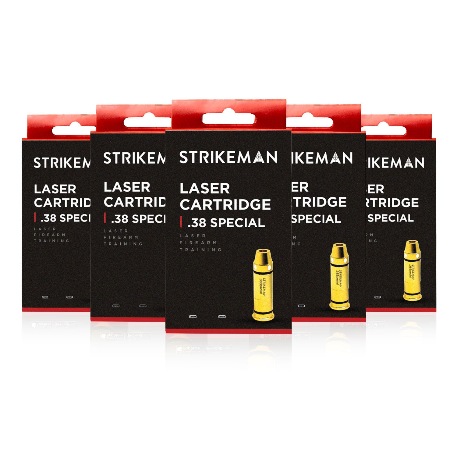 Strikeman Laser Bullet Cartridge - .38 Special/.357 Magnum (5-Pack)
