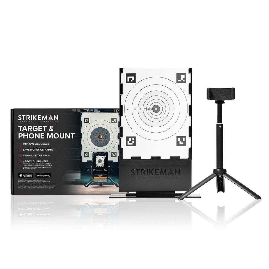 Strikeman x SIRT Dry-Fire Laser Training Pistol + Target & Phone Mount
