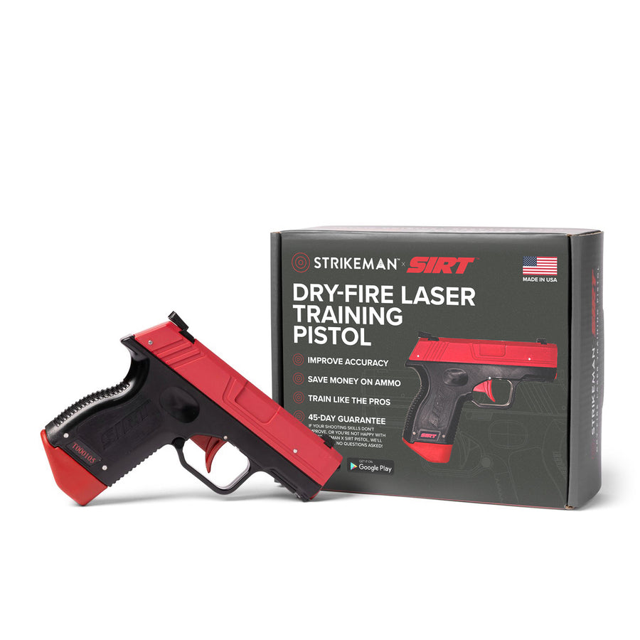 Strikeman x SIRT Dry-Fire Laser Training Pistol + Target & Phone Mount ...